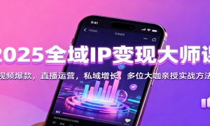 2025ȫIPִʦΣƵֱӪ˽λʵս