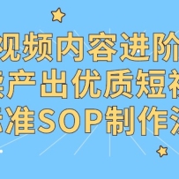 Ƶݽ׿ΣʶƵı׼SOP
